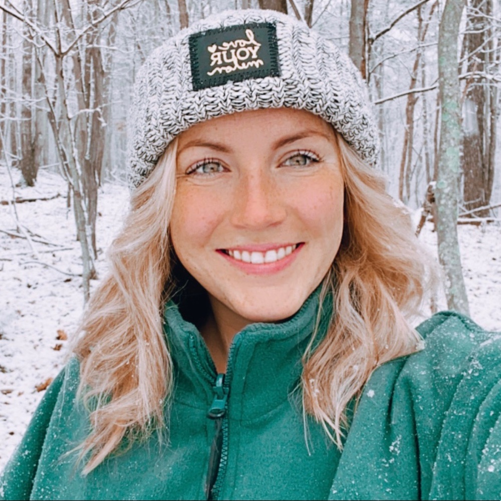 Love Your Melon Black Speckled Gold Foil Beanie